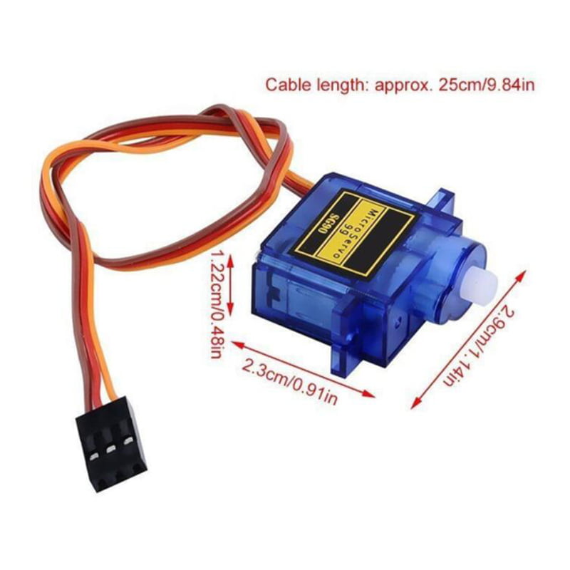 SG90 Micro Servo Motor TowerPro 9G RC Robot Helicopter Airplane Boat ConYYQE 