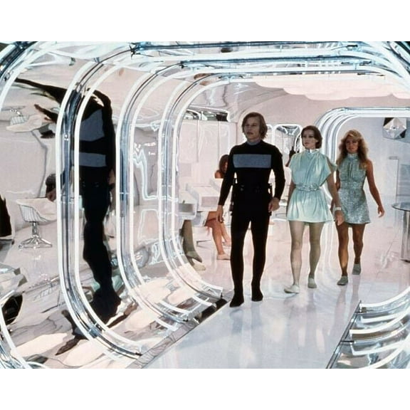 Logan's Run 1976 Michael York Jenny Agutter Farrah Fawcett walking Poster