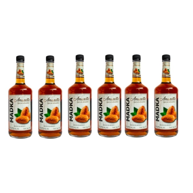 Pack de 6 Crema-Licor Madka Amaretto 1 L Madka Amaretto