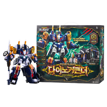 Miniforce Dino Commander – Transforming Truck & Dinosaur Robot Toy with Weapon Accessories