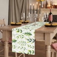 thumbnail image 2 of Table Runners 90 Inches Long Dress Scarves, Sage Green Leaves Farmhouse Coffee/Dining/Kitchen Table Runner for Living Room, Summer Botanical Farmhouse Leaf Watercolor 13x90 Inch, 2 of 9