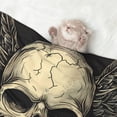 thumbnail image 2 of Disketp Gothic Winged Skull Dog Blanket/Bed Cover for Dogs and Cats,Puppy Essentials-Small, 2 of 8