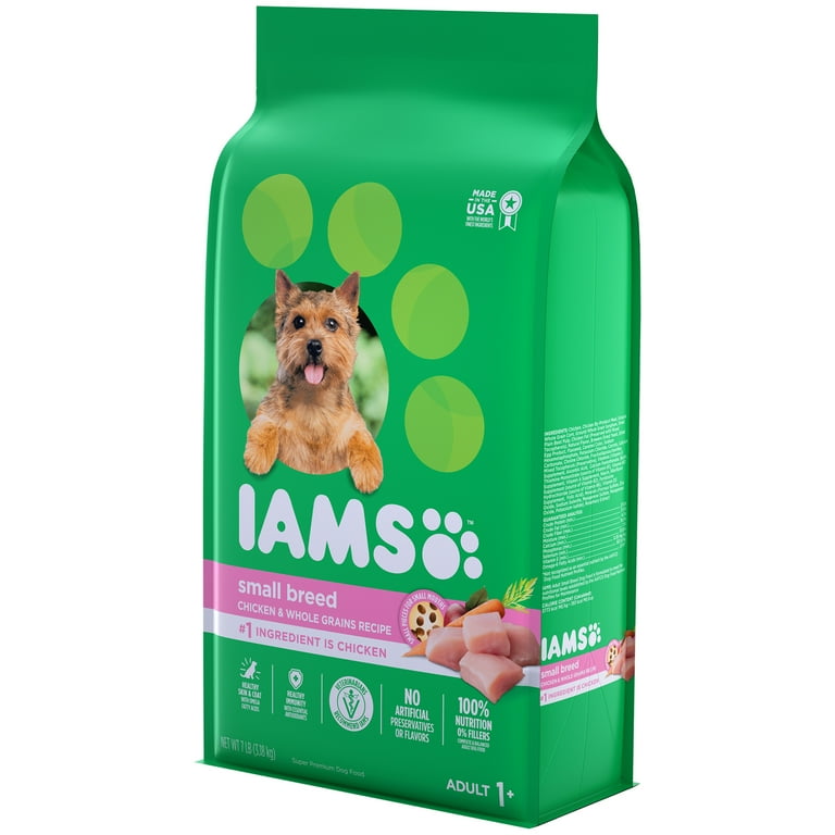 IAMS Small & Toy Breed Adult Dry Dog Food for Small Dogs with Real Chicken  - Shop Food at H-E-B