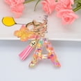 thumbnail image 5 of TRIANU Initial Letter Keychains for Women Tassel Butterfly Purple Cute Car Keychain for Wallet Purses Backpack, Letter A, 5 of 5