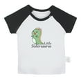 thumbnail image 2 of iDzn Little Sistersaurus Funny T shirt For Baby, Newborn Babies T-shirts, Infant Tops, 0-24M Kids Graphic Tees Clothing (Short Black Raglan T-shirt, 12-18 Months), 2 of 5