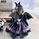 thumbnail image 2 of Vestido de Lolita de dibujos animados lindo de chica Kuromi de Anime, vestido de tutú de Sanrio para otoño e invierno, fiesta de cumpleaños, juego de rol, disfraz de Halloween, regalo, 2 of 5