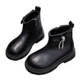 thumbnail image 4 of Tkrady Kids Boots Spring Summer New Lightweight Durable Cute Sparkly Fashion Zipper Girls Ankle Boots, Sizes 3-12 Years, 4 of 7