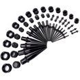 thumbnail image 1 of Ear Stretching Kit 50 Pieces Ear Gauges Expander Set Acrylic Rejuvenators And Plugs & Silicone Tunnels Piercing Jewelry Set, 1 of 5