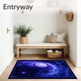 thumbnail image 3 of ODIKA 6' x 9' Machine Washable Non-Slip Area Rug, Cosmic spiral High Traffic Rug, Purple, 99855, 3 of 7