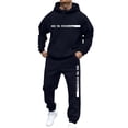 thumbnail image 3 of Angala Hoodie Tracksuit Soft Jogger Outfit With Zippered Hooded Sweatshirt And Comfortable Pants For Casual Wear And Athletic Handsome Stylish Men's Suits, 3 of 4