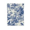 thumbnail image 4 of Blue Horse Botanical Lightweight Flannel Printed Blanket - Ultra Soft & Warm, All-Season Cozy Plush for Couch, Bed, Office, Camping Nap - Perfect Decorative Gift, 4 of 10