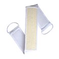 thumbnail image 3 of Tira de baño de lufa natural, exfoliante para la espalda, depurador de ducha, accesorios para el lavado de la piel del cuerpo, borde blanco lechoso Sweethay HA7408-01B, 3 of 6
