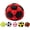 Watermelon Red, variant on Soccer Hackys Footbag Sacks - Durable Soft Plush Foot Bags for Adults -Soccer Style Mini Juggling Footbag Sacks for Outdoor Party Game and Coordination Training