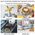 thumbnail image 5 of St Patricks Day Coasters Set of 2, Absorbent Coasters for Drinks, Watercolor Dogs Green Shamrock Wood Grain Coaster for Desk Coffee Table Protection, Home Decor House Warming Gifts 4", 5 of 8