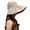 Khaki, variant on Sun Hats for Women Black Lining Fishing Hat Foldable Ruffled Wide Brim UV Blocking Cap,Adjustable Wind Lanyard Anti-UV Summer caps,Large Coverage Face Neck Protective Bucket Hat Black One Size