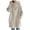zb-Khaki, variant on fartey Womens Long Hoodies Zip Up Solid Sweatshirt Jacket Long Sleeve Cozy Shirt Comfy Outwear Plus Size Hooded Coat