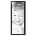 thumbnail image 2 of ArtToFrames 16" x 40" Plum Victorian Emboss Picture Frame, 16x40 inch Brown Wood Poster Frame (WOM-5080), 2 of 7