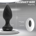 thumbnail image 3 of MLSICE 10 Vibrations Mode Waterproof Rechargeable Anal Vibrator Butt Plug Sex Toy For Men Women - Remote control, 3 of 6