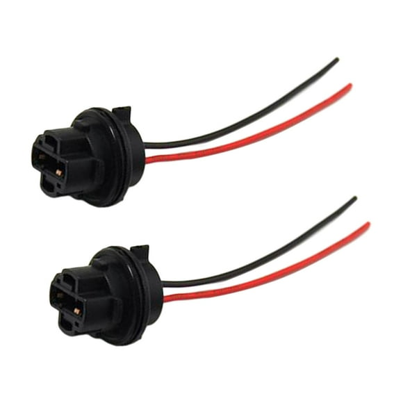 Adaptador de enchufe de enchufe de lámpara de bombilla de coche T20 7443, soporte de lámpara atrás, alto rendimiento, Premium, conector de