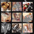 thumbnail image 3 of Jaysuing Tri-color Gold Foil Decorative Set, 3 of 4
