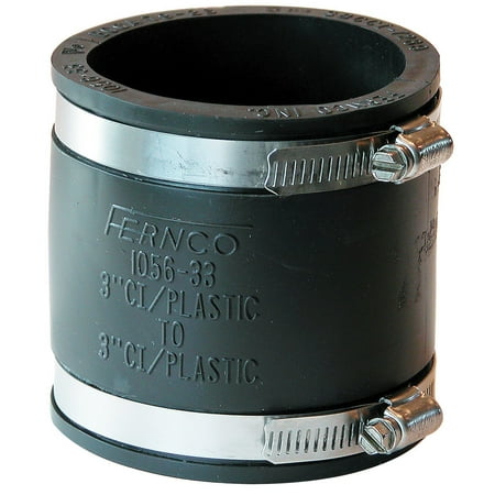 Fernco 1056-33/1056-33 3" x 3" CI, Plastic, Copper to CI ...