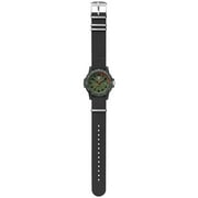 Luminox Mens 21 mm Leatherback Sea Turtle Nylon Strap Wristwatch, Black, XS.0337
