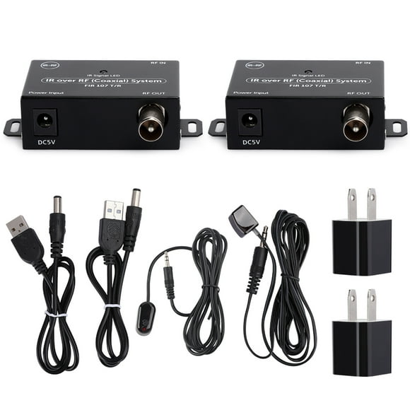 Kit de sistema de repetidor remoto de radiofrecuencia con extensor de infrarrojos (EE. UU. 110-240 V)
