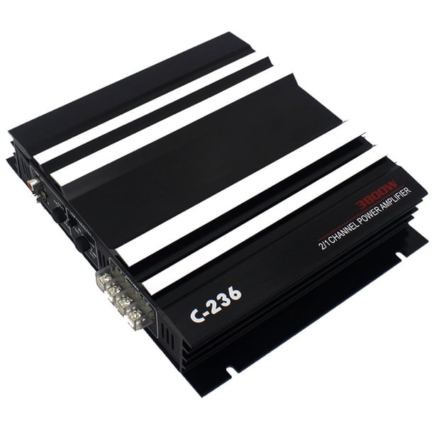 Amplificador De Audio Para Automóvil De 2 Canales Amplificador De Alta Potencia De 3800 W. Amplificador De Potencia Estéreo Bidireccional