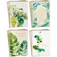 thumbnail image 1 of duomi-Sympathy Cards Assortment, Watercolor Greenery (12 Assorted Thinking of You Cards with Envelopes), 1 of 4