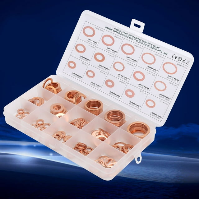 Gasket O , High Performance Red Copper Washer Electrical Reliable for Hydraulic Connections