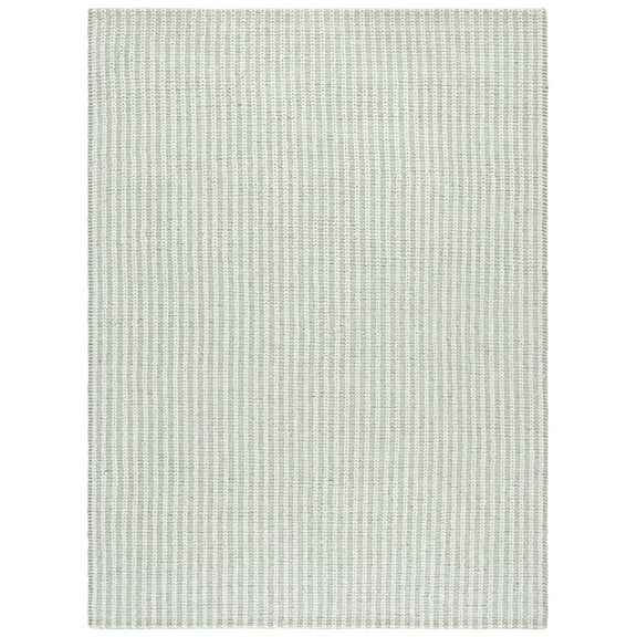 SAFAVIEH Manhattan Orlando Solid Area Rug, Ivory/Sage, 8' x 10'
