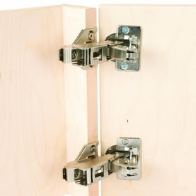 Pair Of 170 Degree Clip Top Face Frame Screw On Cabinet Hinge With