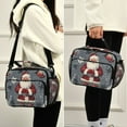 thumbnail image 5 of FORMRS Student Insulated Lunch Bag with Shoulder Strap Reusable Cooler Box for School, Christmas Santa, 5 of 9