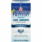 Refresh Sterile Optive Gel Drops Lubricant Eye Gel Extended Therapy, 0.33 Oz