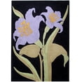 thumbnail image 2 of SAFAVIEH Soho Annandale Floral Area Rug, Black/Purple, 3'6" x 5'6", 2 of 7