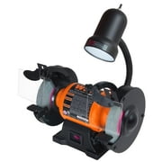 WEN 2.1-Amp 6-Inch Single Speed Bench Grinder with Flexible Work Light