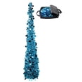 thumbnail image 1 of Árbol de Navidad de oropel azul claro Top Treasures 5 pies, 1 of 1