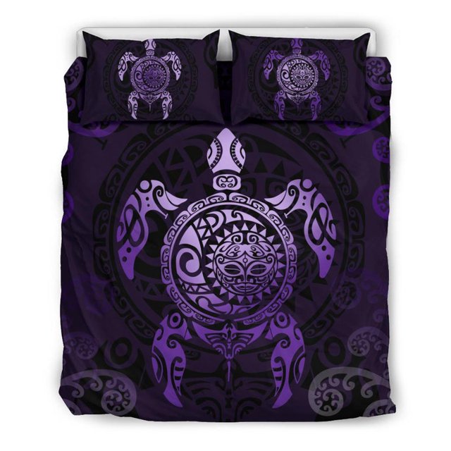 Juego de cama Tortuga Maorí Violeta