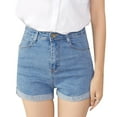thumbnail image 1 of Short en Jean à la Mode Tout-Match Été Short Jeans Taille Haute pour les Femmes, 1 of 8