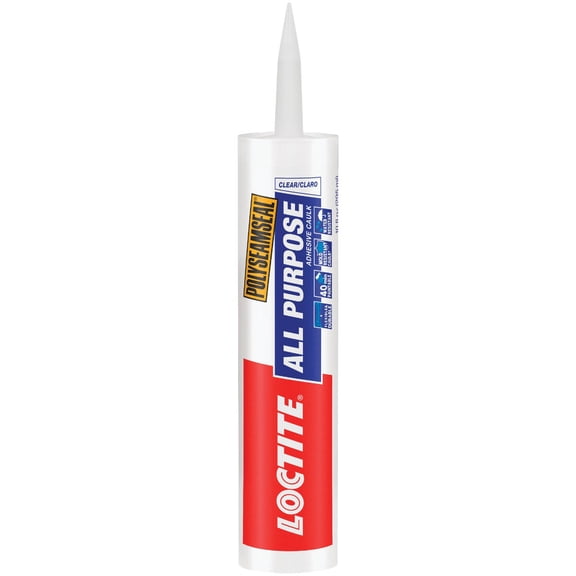 Loctite Polyseamseal Clear All Purpose Sealant - Indoor/Outdoor Use - 10-Fluid Ounce