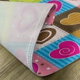 thumbnail image 5 of Ambesonne Romantic Place Mats Set of 4, Love Heart Patchwork, Standard Size, Multicolor, 5 of 6