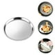 thumbnail image 2 of Plato frío de acero inoxidable Bandeja de comida para el hogar Plato de almacenamiento de alimentos Plato de cena, 2 of 7