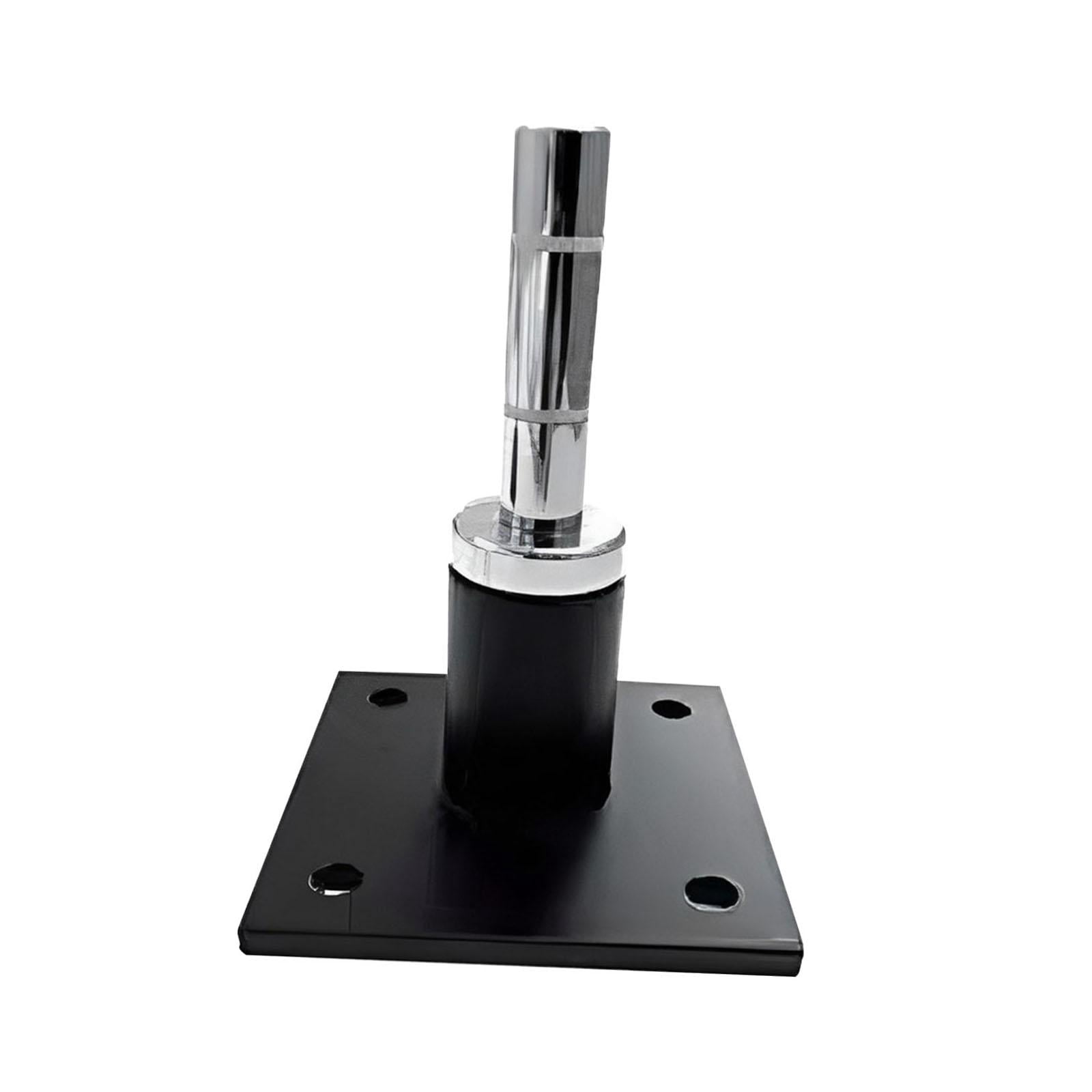 koolsoo Feather Flag Base Stand Beach Flag Pole Base Compact Wall Mount Base Holder for Rafting Races Advertising Garden Deck Outdoor 90 Degree