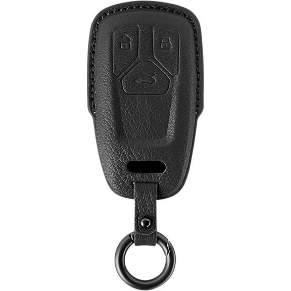 Key Case Holder Protector Keychain for Audi A3 A4 S4 RS4 B9 A5 F5 S5 RS5 A6 A7 C8 A8 S8 D5 TTRS R8 S7 3-Button Smart Key Fob Protective Cover