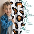 thumbnail image 3 of Blackout Kids Curtains,Black and Orange Of Leopard Print Childrens Insulated Curtains Set Of 2,Bedroom Essentials,Toddler Room Decor 52"x63", 3 of 5
