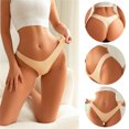 thumbnail image 5 of Unseamed G-string Thongs Women Not Show Thong Underwear Stretch Breathable Low Rise Bikinis Underwear T Back Panties, 5 of 8
