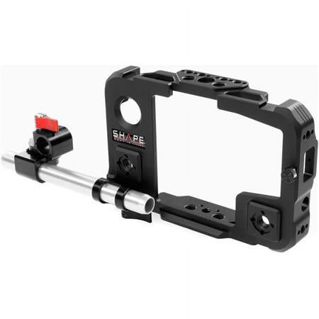UPC: 0629266009413 | Cage for Atomos Shinobi Monitor  Includes 15mm LW Clamp  Swivel 15mm Rod Clamp and 15mm 6  Rod