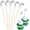 100PCS, variant on 100/200/300 Golf Cocktail Picks, 4.7 in Golf Toothpicks for Appetizers, Wooden Fruit Skewers Sandwich, Masters Golf Themed Party Decorations Supplies Drinks Decor Charcuterie Accessories