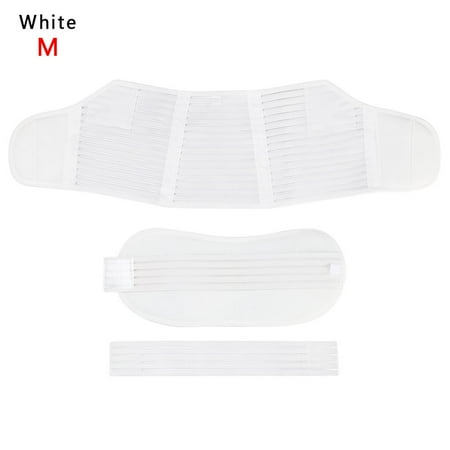 

Adjustable 3 in 1 Pregnant Protective Gear Back Support Abdominal Belts Pregnancy Protection Bands Waist Support Belt Maternity Belt WHITE M