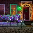 thumbnail image 2 of Northlight Lighted C9 Christmas Outdoor Pathway Markers - Clear Lights - 14' - Set of 15, 2 of 7